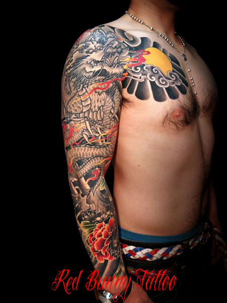 刺青　龍　デザイン